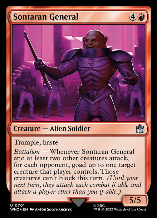 Sontaran General (Foil)