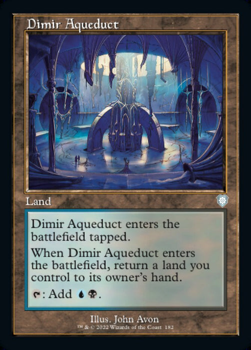 Dimir Aqueduct - Retro Frame