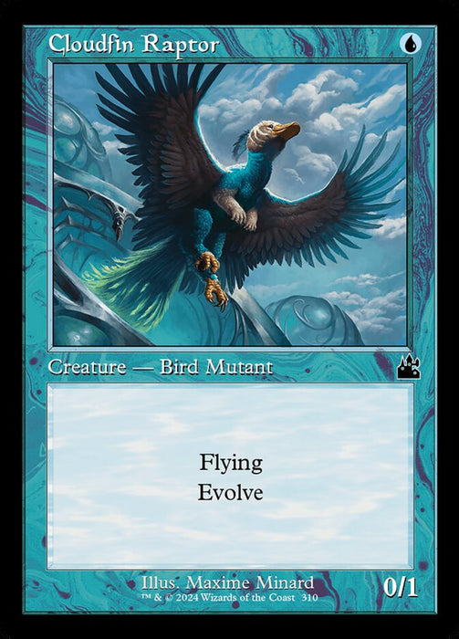 Cloudfin Raptor - Retro Frame (Foil)