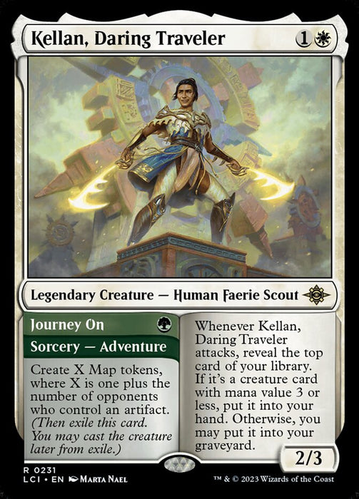 Kellan, Daring Traveler // Journey On - Legendary (Foil)