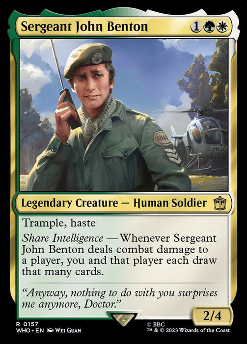 Sergeant John Benton - Legendary (Foil)