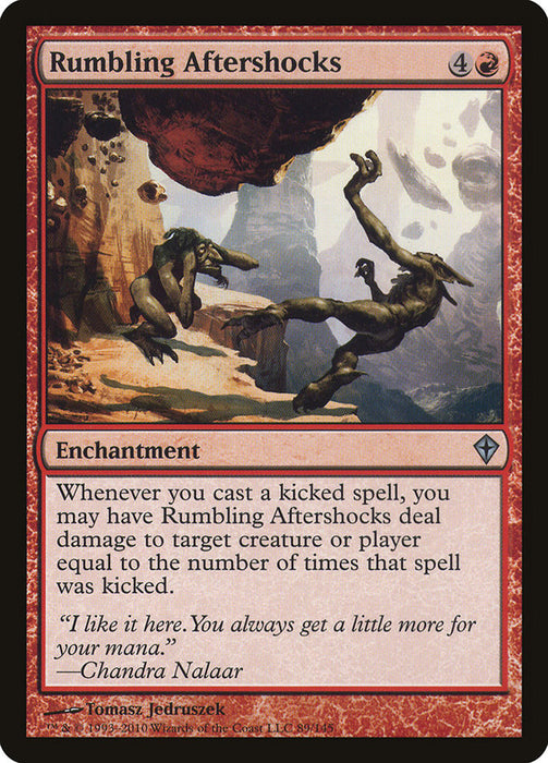 Rumbling Aftershocks  (Foil)