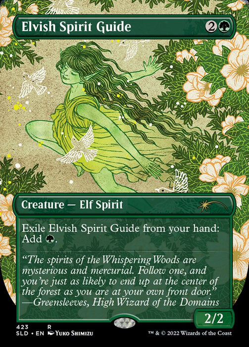 Elvish Spirit Guide - Borderless - Full Art - Inverted