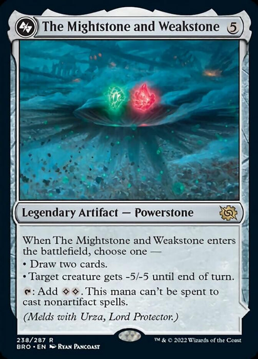 The Mightstone and Weakstone // Urza, Planeswalker - Legendary (Foil)