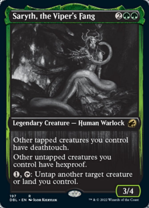 Saryth, the Viper's Fang  - Legendary - Inverted (Foil)