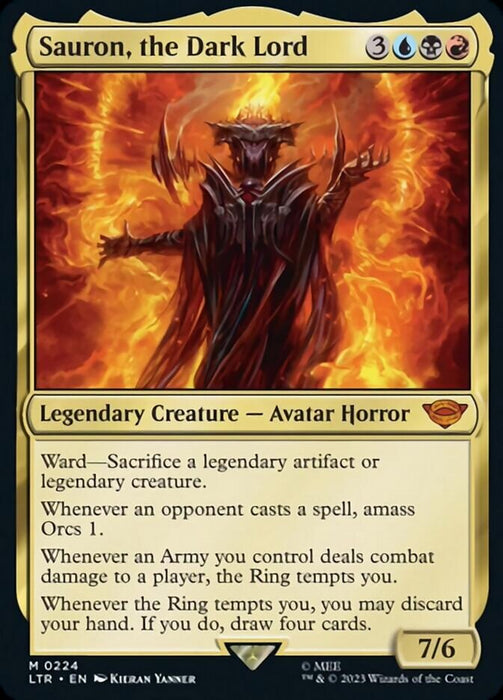 Sauron, the Dark Lord - Legendary (Foil)