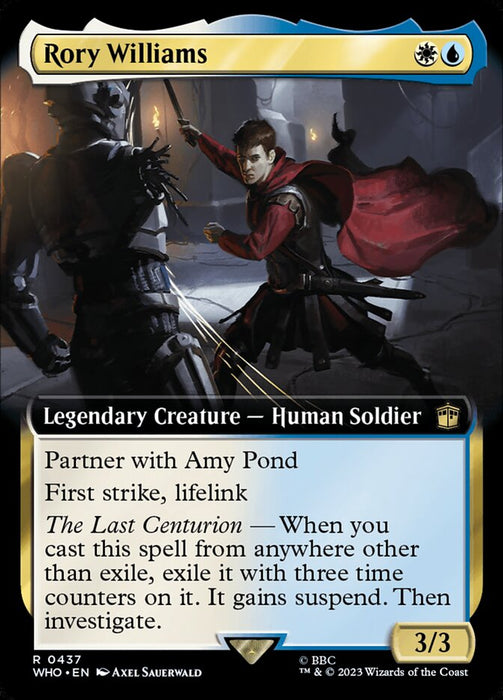 Rory Williams - Legendary- Extended Art (Foil)