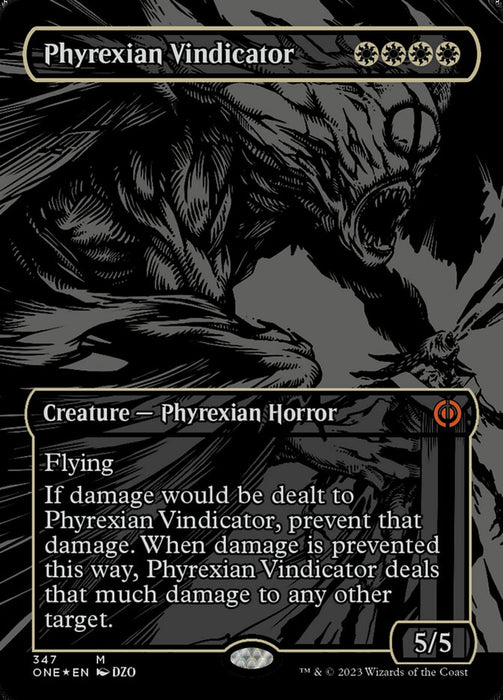 Phyrexian Vindicator - Borderless - Inverted (Foil)