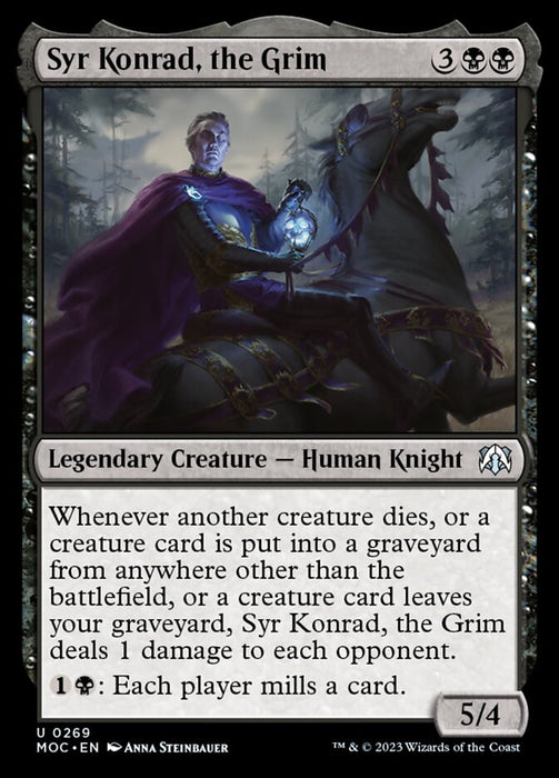 Syr Konrad, the Grim - Legendary