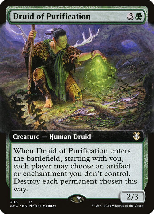 Druid of Purification - Extended Art