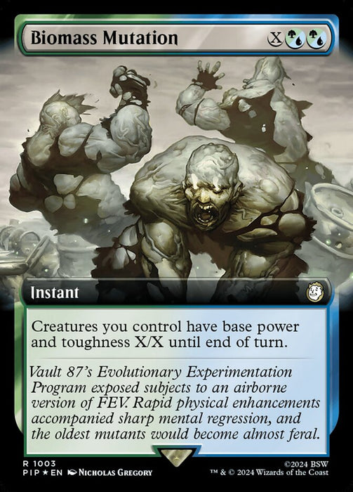 Biomass Mutation - Extended Art (Foil)