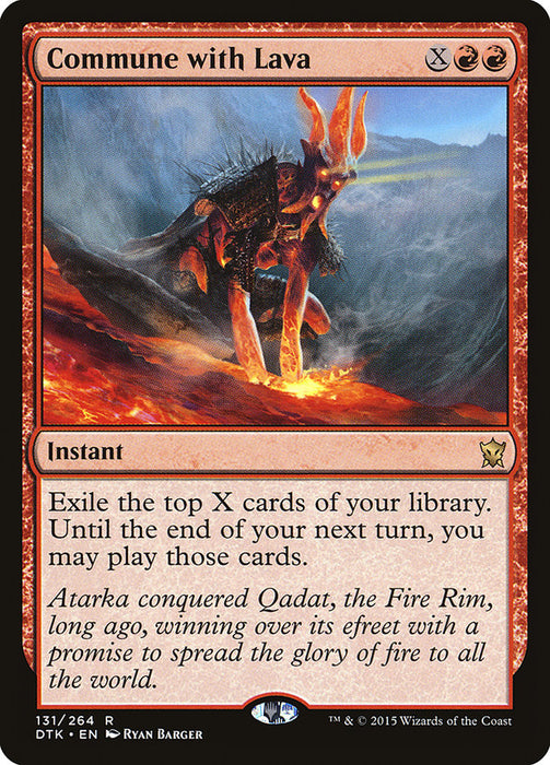 Commune with Lava  (Foil)