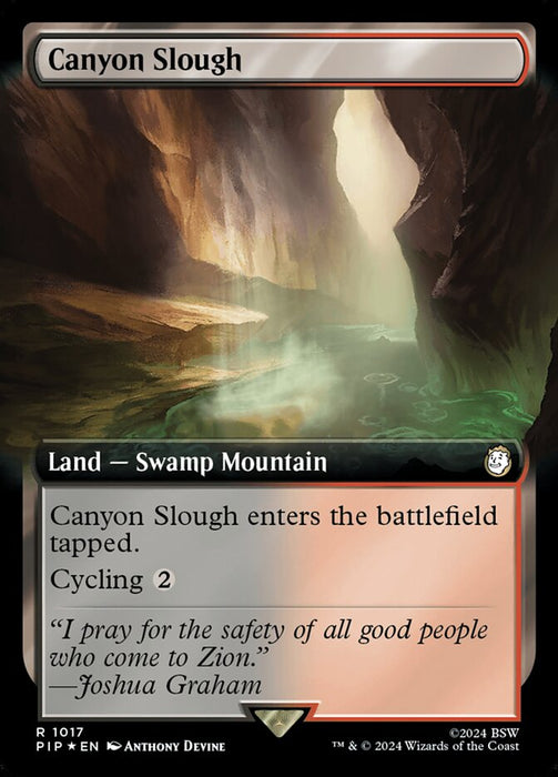 Canyon Slough - Extended Art (Foil)