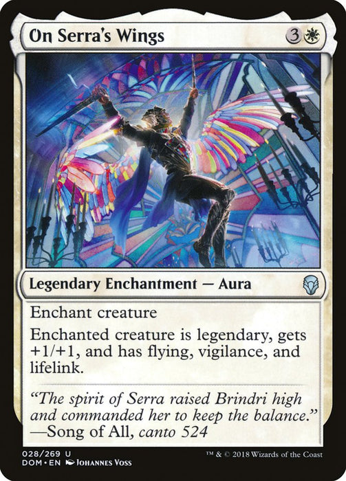 On Serra's Wings  - Legendary (Foil)