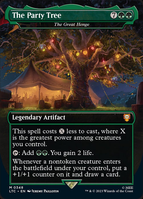 The Party Tree - The Great Henge - Borderless - Full Art - Legendary