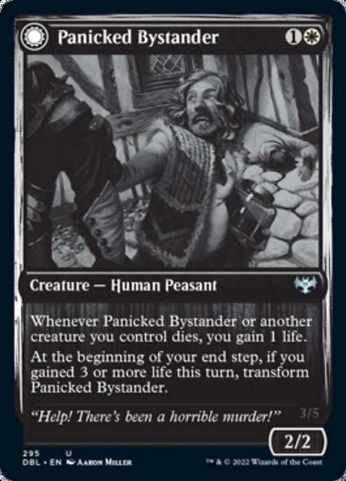 Panicked Bystander // Cackling Culprit  - Inverted (Foil)