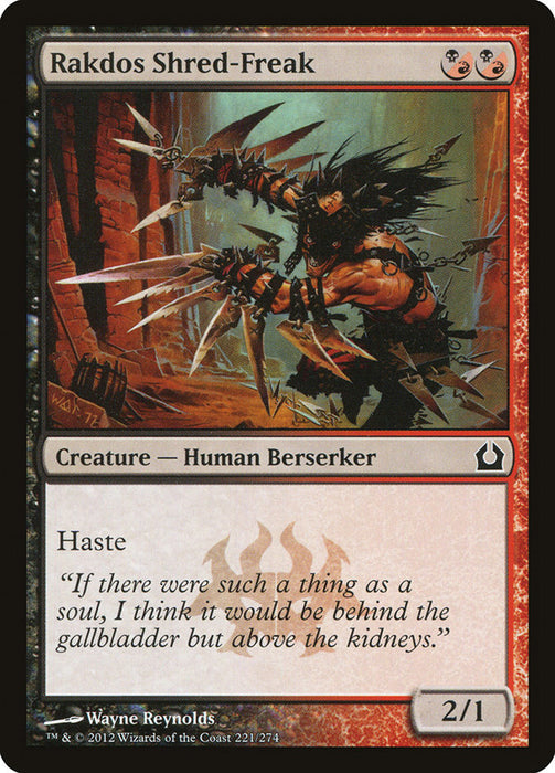 Rakdos Shred-Freak  (Foil)