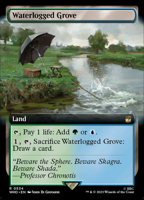 Waterlogged Grove - Extended Art (Foil)