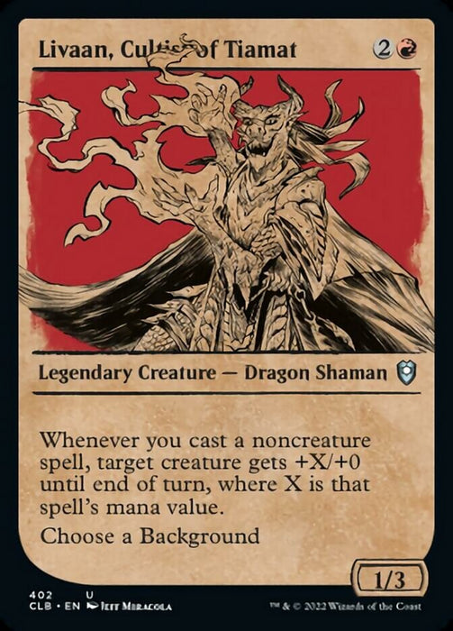 Livaan, Cultist of Tiamat  - Showcase - Legendary