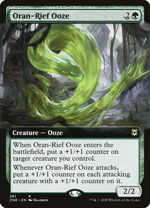 Oran-Rief Ooze  - Extended Art (Foil)