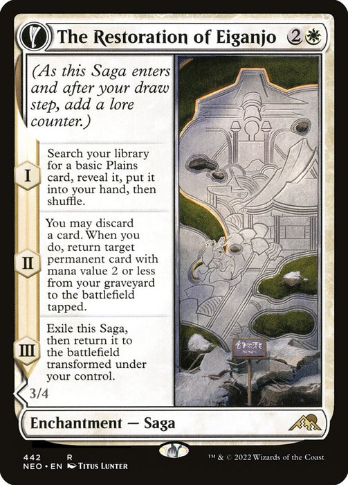 The Restoration of Eiganjo // Architect of Restoration - Extended Art- Fandfc (Foil)