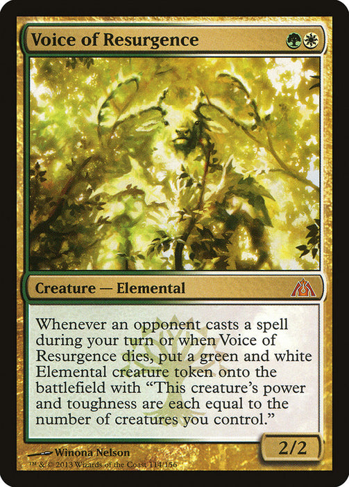 Voice of Resurgence  (Foil)