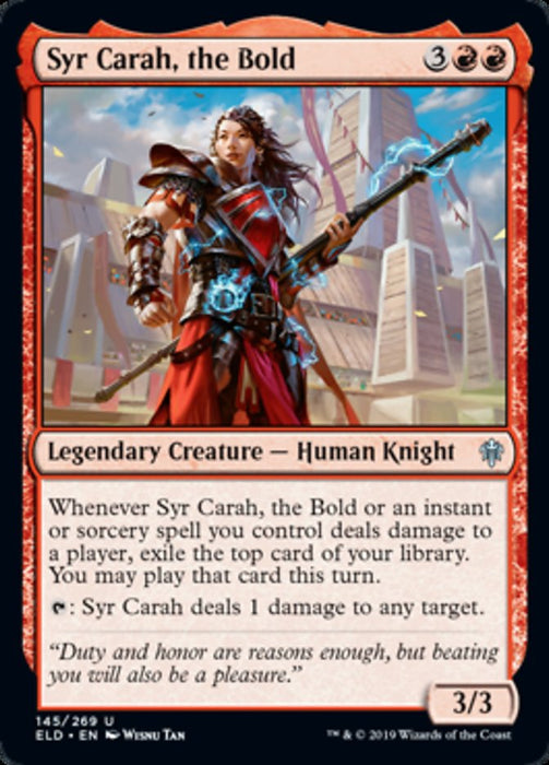 Syr Carah, the Bold - Legendary