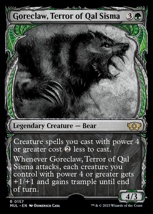 Goreclaw, Terror of Qal Sisma - Legendary- Showcase- Inverted (Foil)