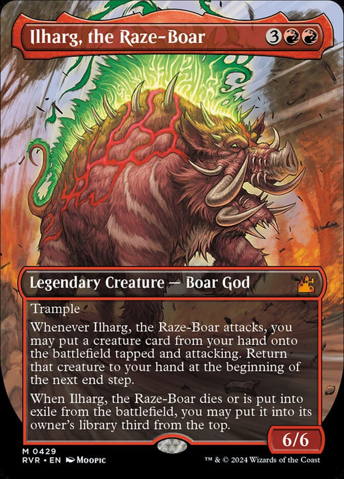 Ilharg, the Raze-Boar - Borderless - Legendary