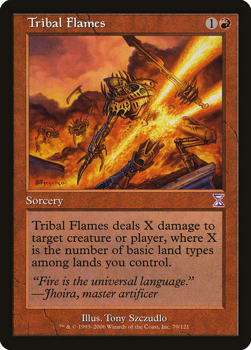 Tribal Flames  (Foil)