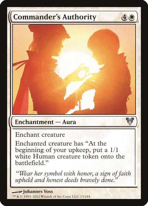 Commander's Authority  (Foil)