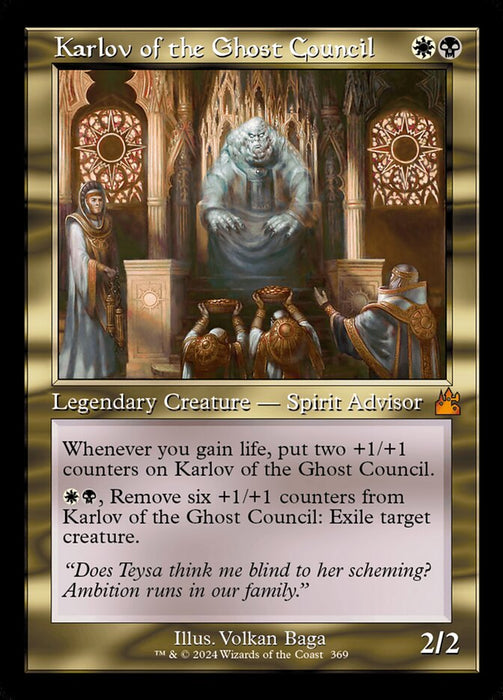 Karlov of the Ghost Council - Retro Frame