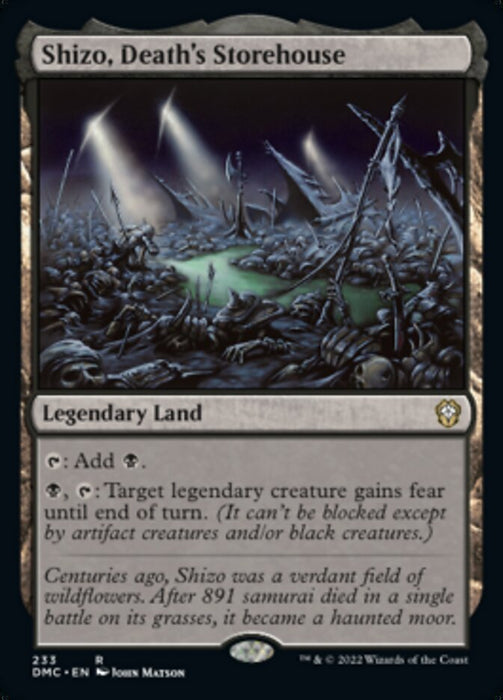 Shizo, Death's Storehouse - Legendary