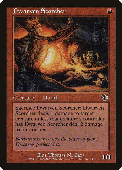 Dwarven Scorcher  (Foil)