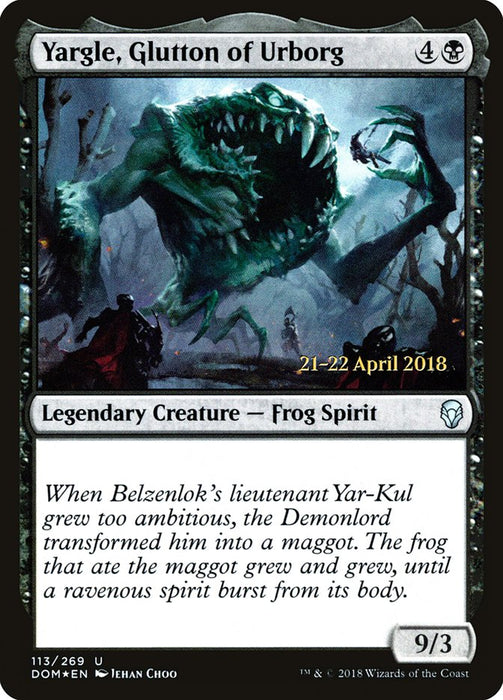 Yargle, Glutton of Urborg  - Legendary (Foil)