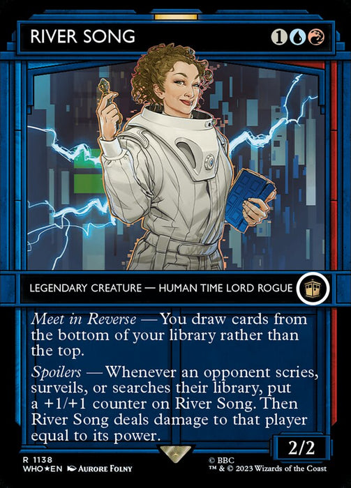 River Song - Borderless - Legendary- Showcase- Inverted (Foil)