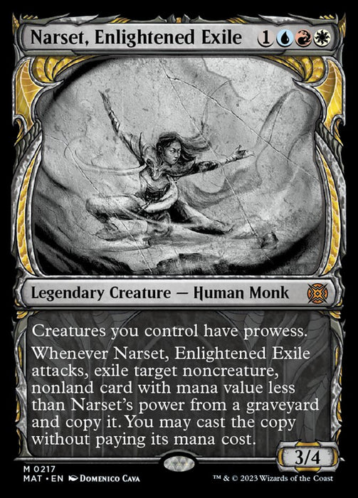 Narset, Enlightened Exile - Showcase- Legendary- Inverted (Foil)