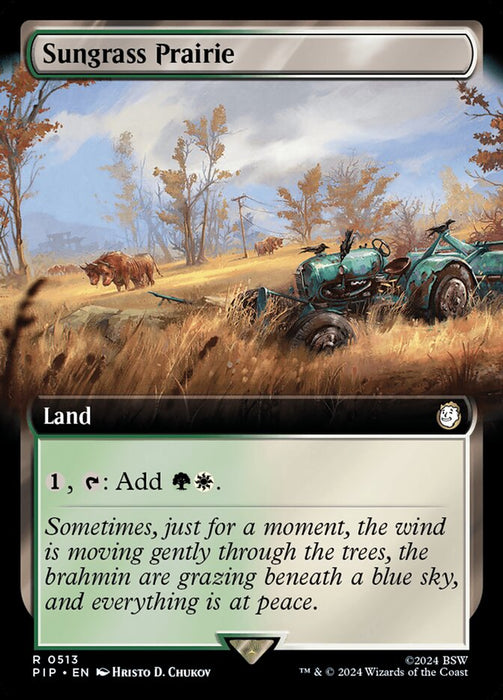 Sungrass Prairie - Extended Art (Foil)