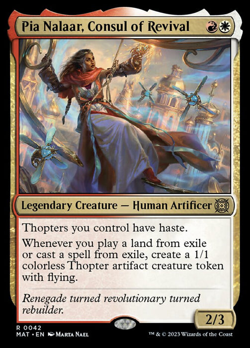 Pia Nalaar, Consul of Revival - Legendary (Foil)