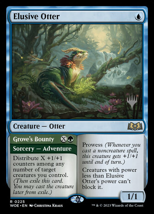 Elusive Otter // Grove's Bounty (Foil)