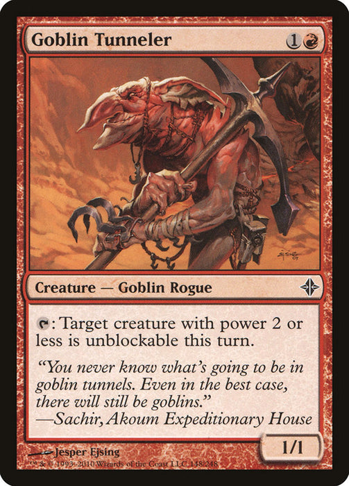 Goblin Tunneler  (Foil)