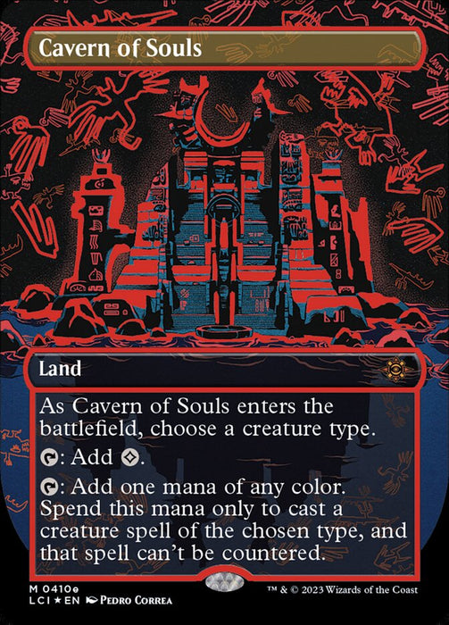 Cavern of Souls - Borderless - Inverted (Foil)