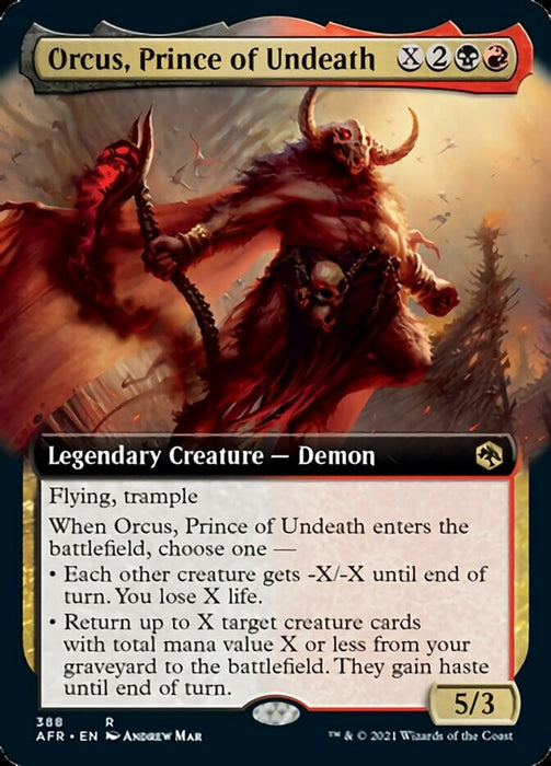 Orcus, Prince of Undeath  - Legendary - Extended Art