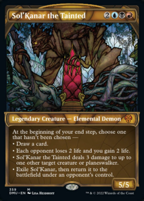 Sol'Kanar the Tainted - Showcase- Legendary- Textured (Foil)
