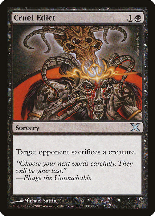 Cruel Edict  (Foil)