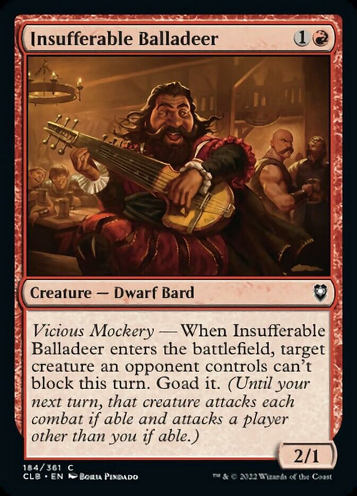 Insufferable Balladeer  (Foil)