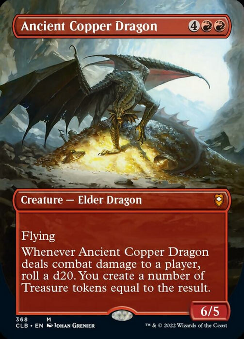 Ancient Copper Dragon - Borderless