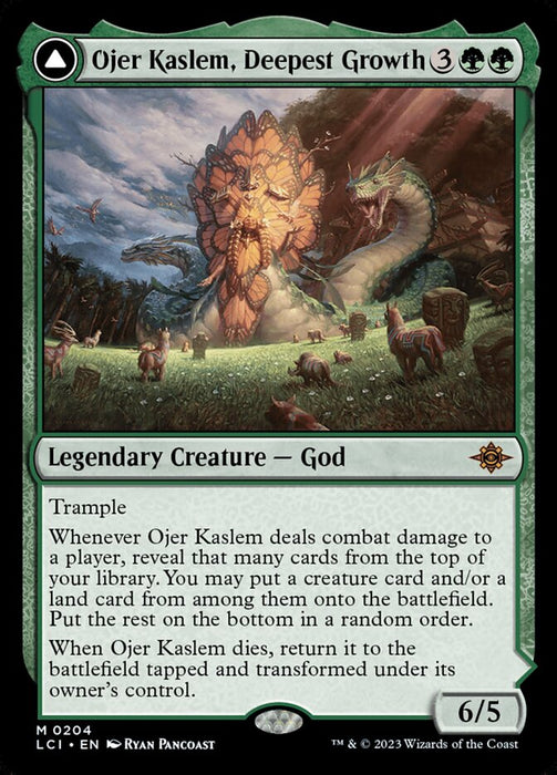 Ojer Kaslem, Deepest Growth // Temple of Cultivation - Legendary (Foil)