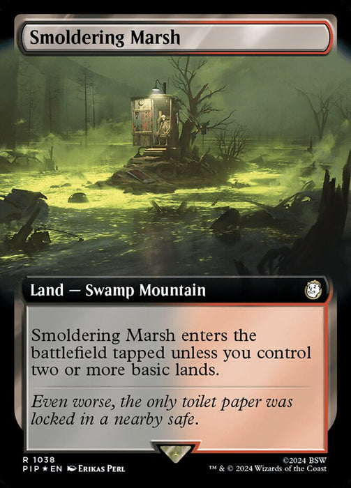 Smoldering Marsh - Extended Art (Foil)