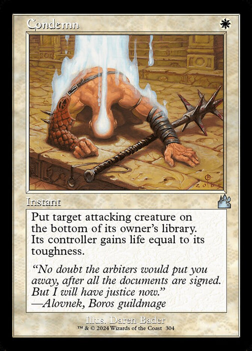 Condemn - Retro Frame (Foil)